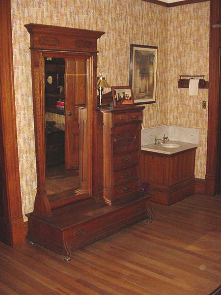 Upstairs South Bedroom Dresser and Vanity